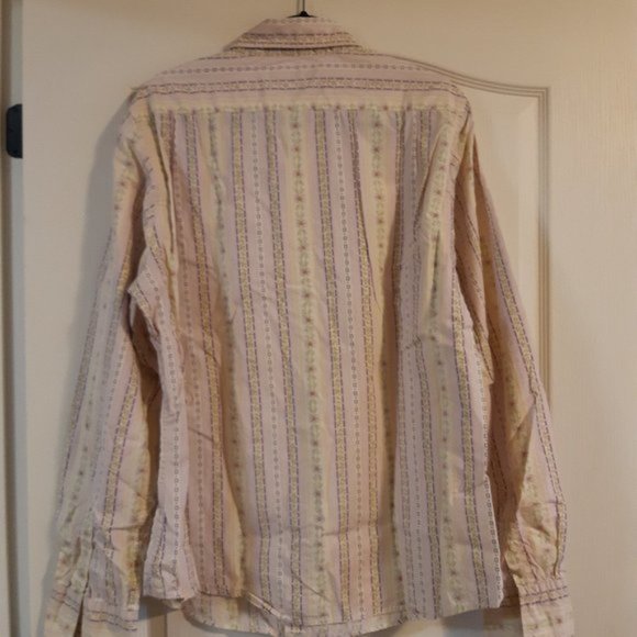 Lucky Brand Striped Floral Dress Shirt - Picture 3 of 7